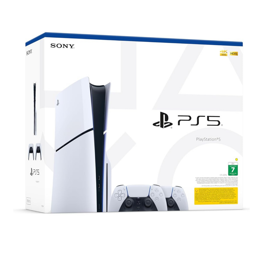 Sony PlayStation 5 Disc Slim Console + Extra Controller UAE Version