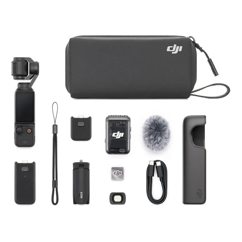 DJI Pocket 2 Creator Combo 3-Axis Camera Gimbal 4K 64MP 8x Zoom