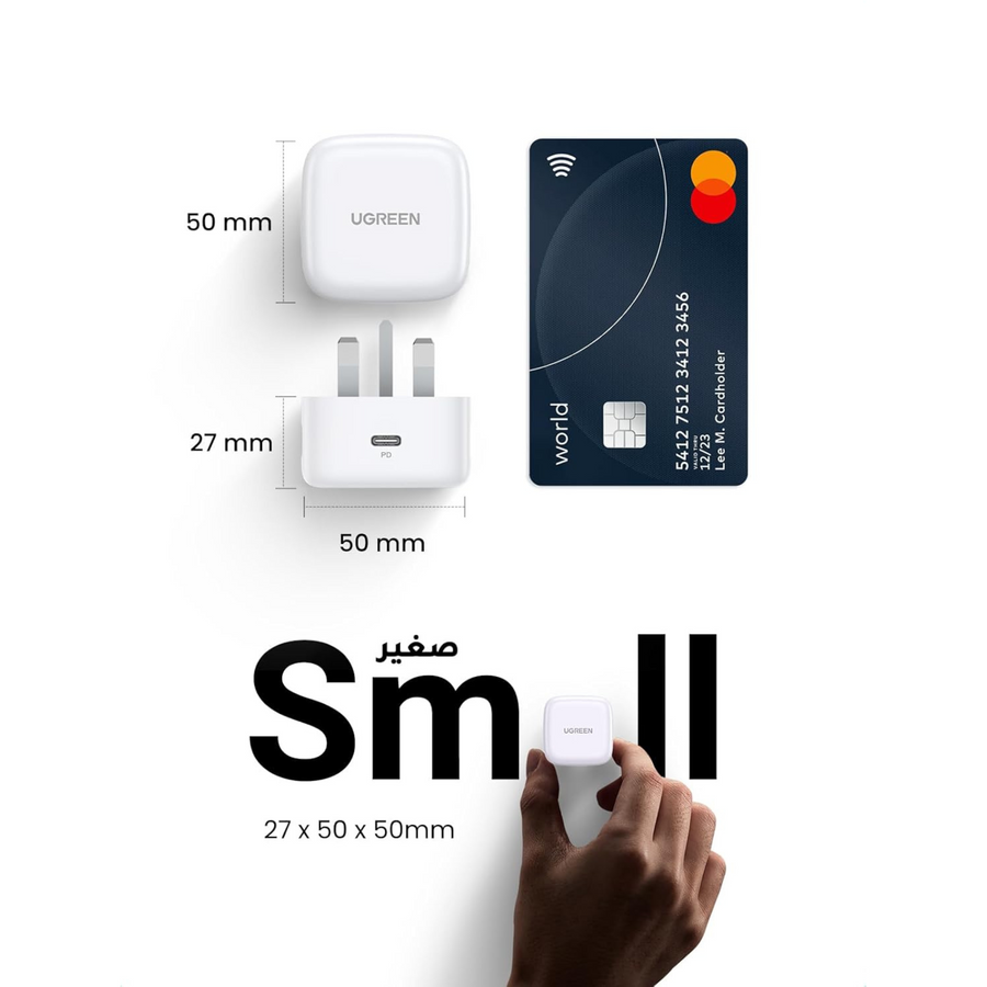 UGREEN iPhone 16 USB C Charger PD 20W Fast Type C Mobile Charger Adapter Plug Type C Universal Travel Adapter Compatible for iPhone 16 SE/16 Pro/16 Plus /16 Pro Max