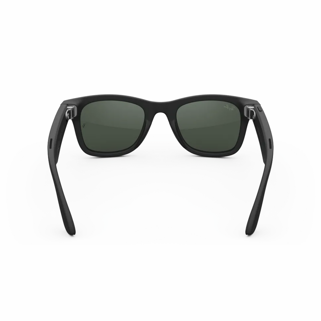 Meta Ray-Ban Wayfarer Matte Black Clear/Graphite Green Transitions RW4006 Size 50-22