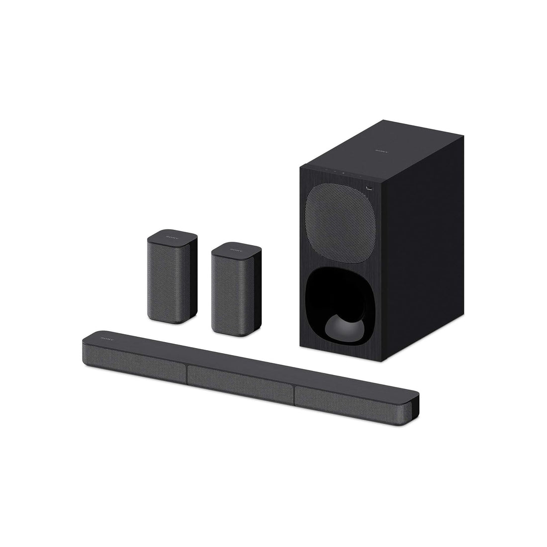 Sony HT-S20R Real 5.1ch Dolby Digital Soundbar for TV with subwoofer and Compact Rear Speakers
