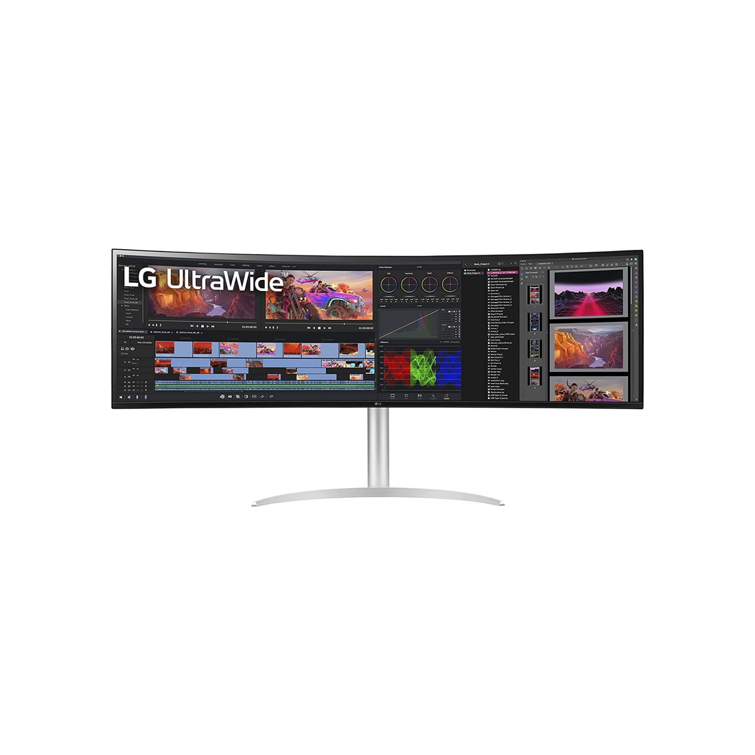 LG UltraWide Monitor (49WQ95C) – 49-Inch 32:9 Nano IPS Display