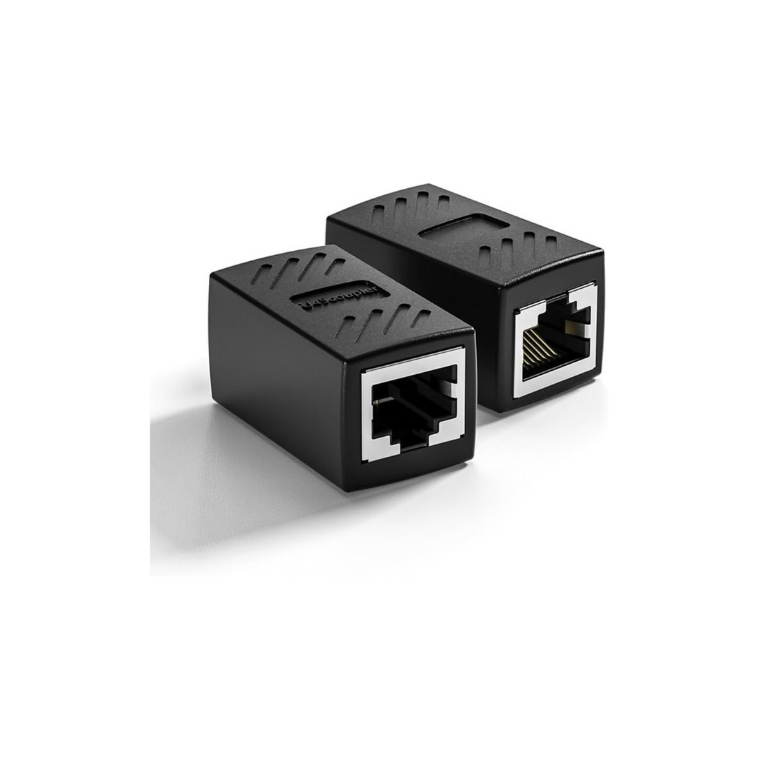 2-Pack RJ45 Female-to-Female Ethernet Coupler -Support Cat6/Cat6a/Cat5e LAN Extender Joiner Adapter