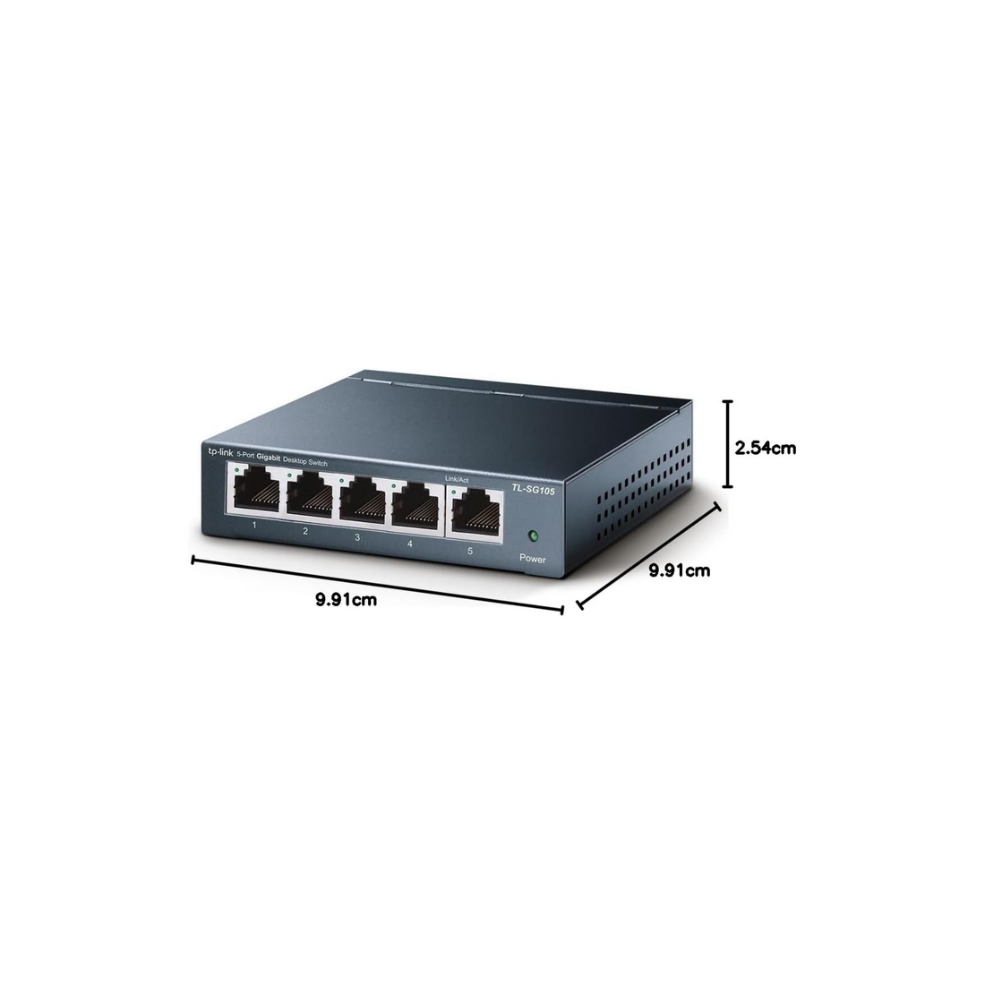 TP-Link TL-SG105 5-Port Gigabit Steel Desktop Switch