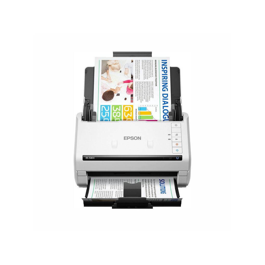 Epson DS-530 II Color Duplex Document Scanner for PC and Mac with Sheet-fed