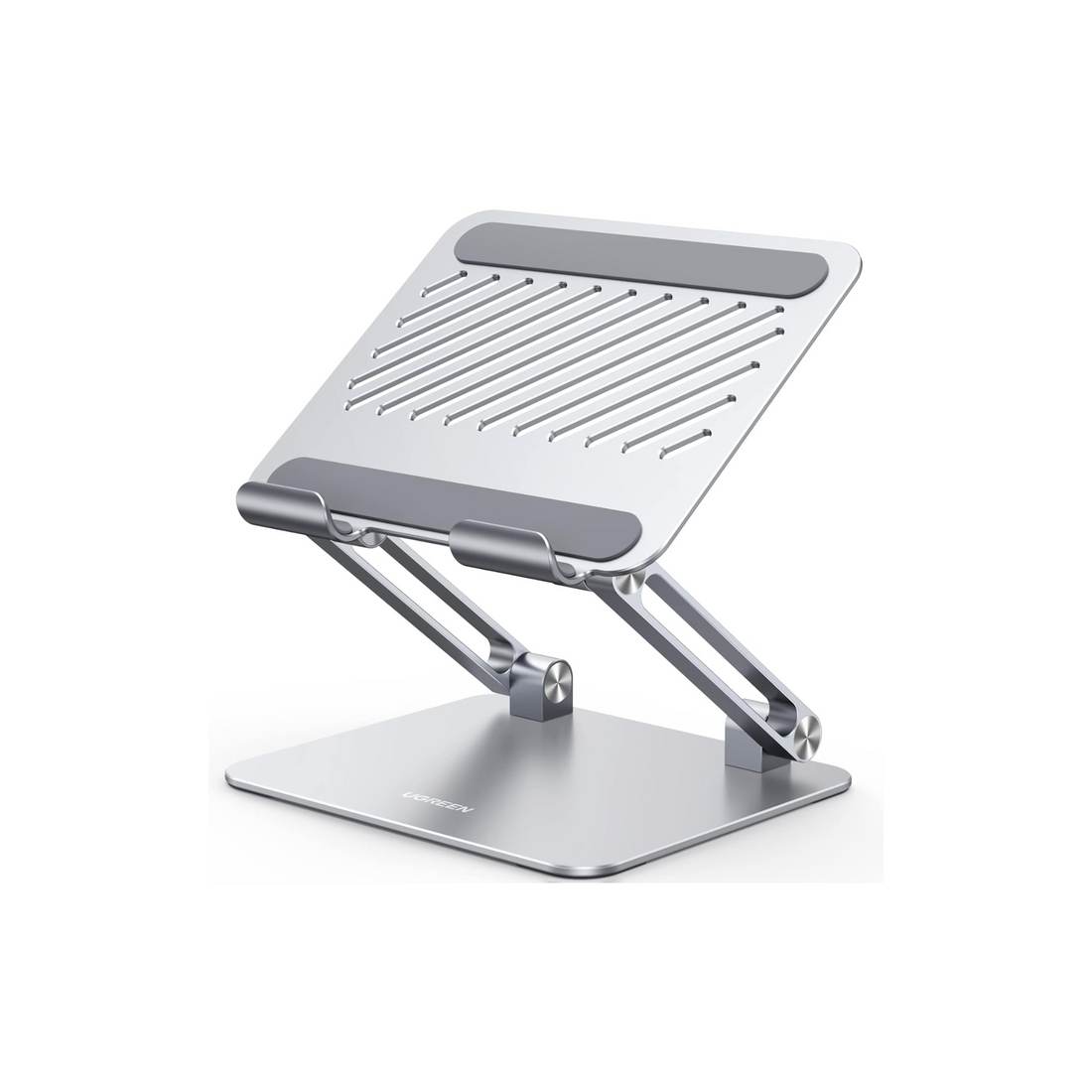 UGREEN iPad Stand Metal Ultra Stable Foldable Tablet Holder Stand Angle Adjustable Tablet Mount for Desk Compatible