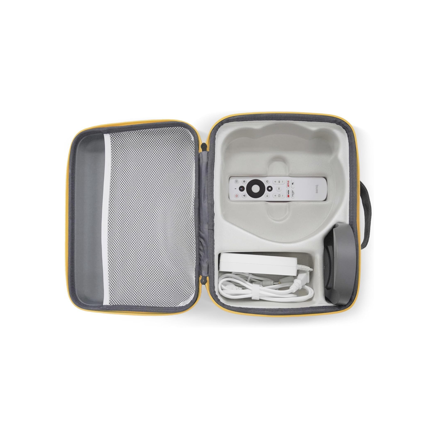 BenQ Hard Carry Case GV50 and GV31 Portable Projector Travel Box Large Space Pocket