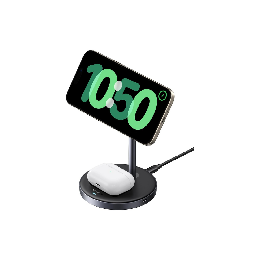 UGREEN MagFlow Qi2 Wireless Charger 15W