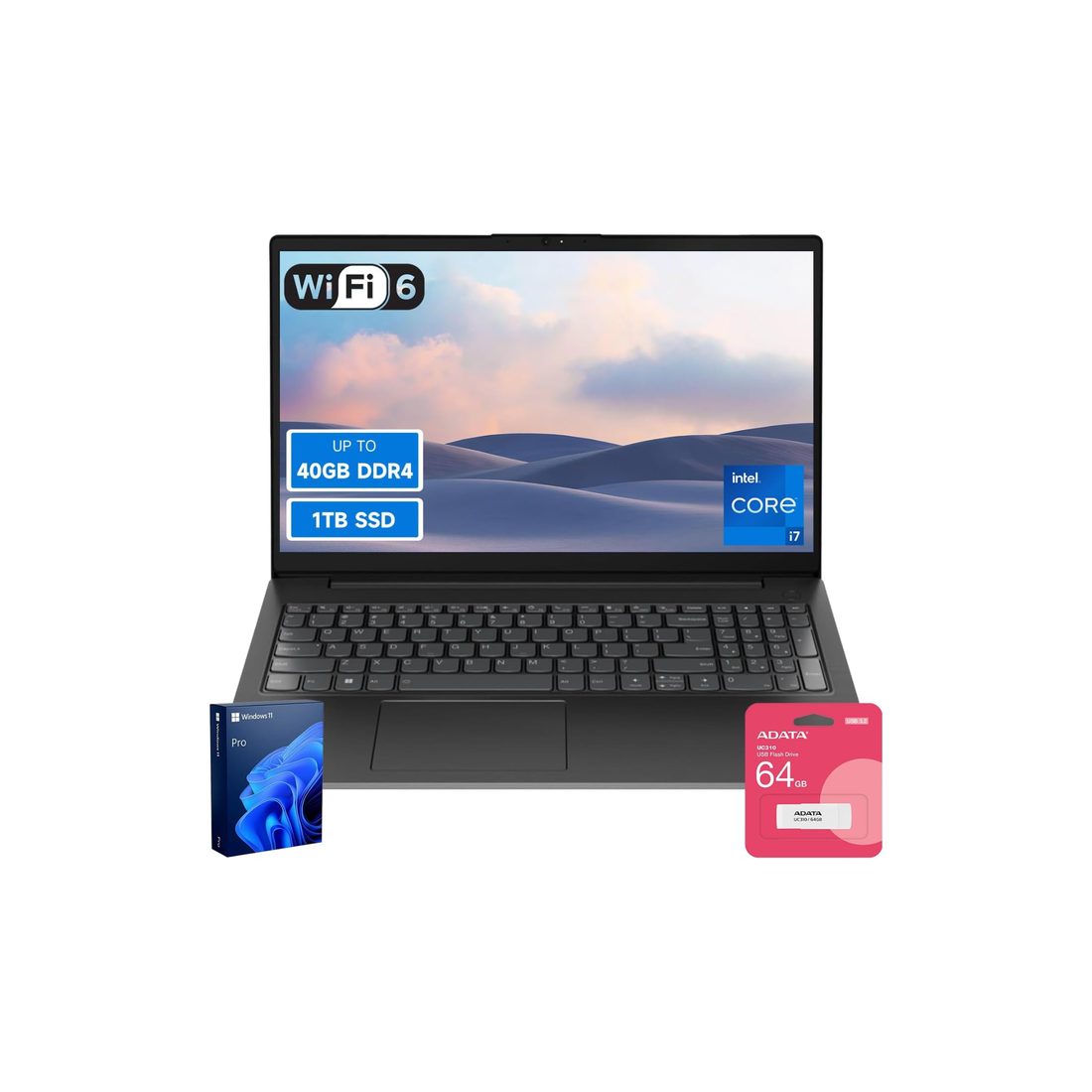 Lenovo V15 High-Performance Business Laptop