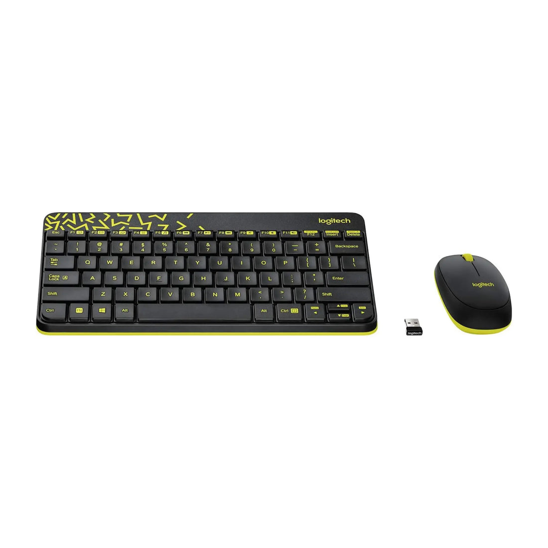 Logitech MK240 NANO Mouse and Wireless Mini Size Keyboard Combo English Black