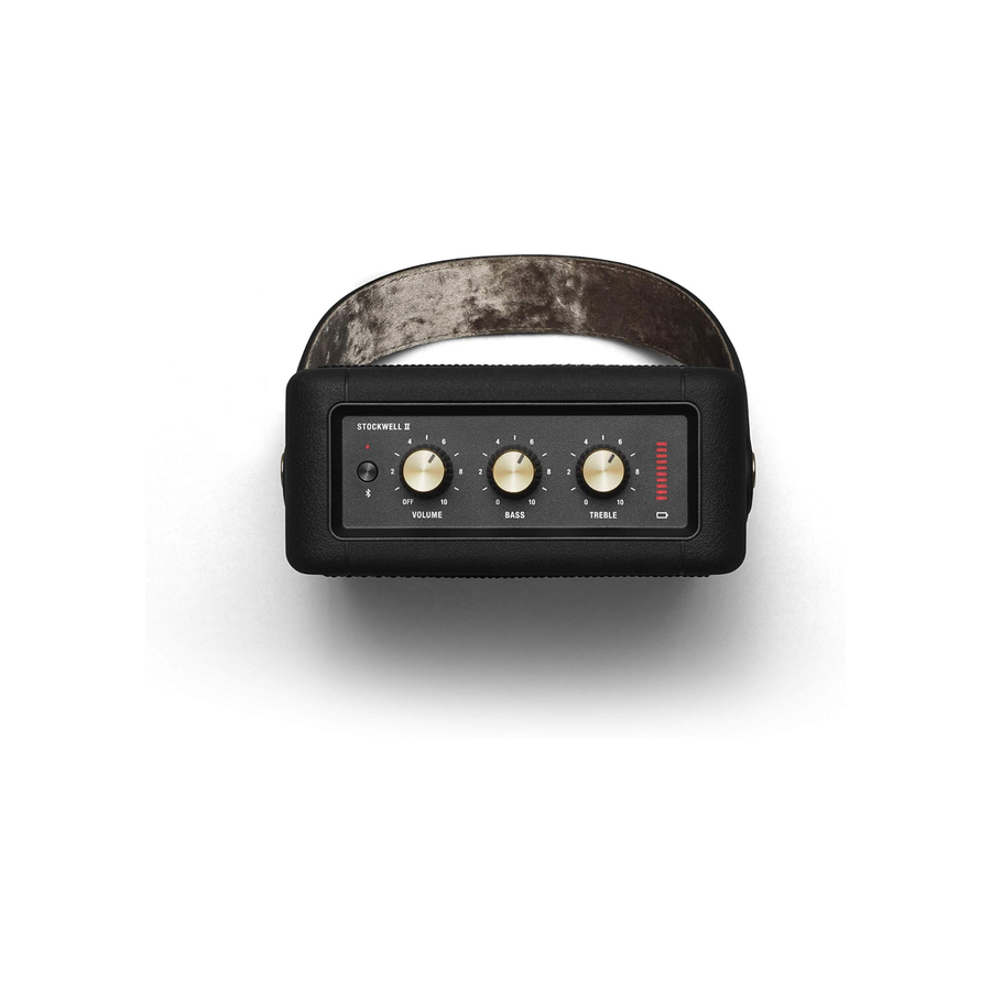 Marshall Stockwell II Wireless Portable Bluetooth Speaker 20+ Hours 20W