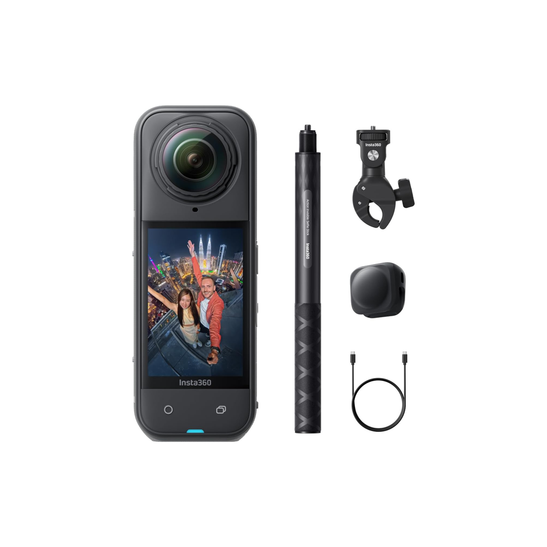 Insta360 X5 Motorcycle Bundle - Waterproof 8K 360° Action Cam
