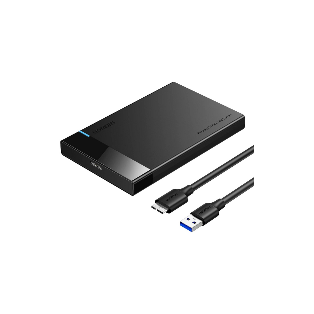 UGREEN Hard Drive Enclosure Adapter USB 3.0 to SATA External Hard Disk Case Compatible for 2.5 Inch 9.5mm 7mm Sandisk