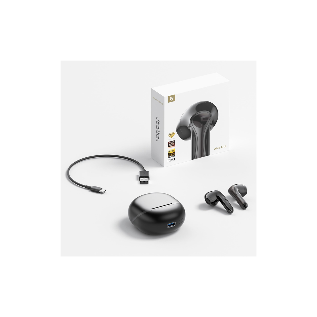 SOUNDPEATS Air5 Lite Wireless Earbuds with Hi-Res Audio