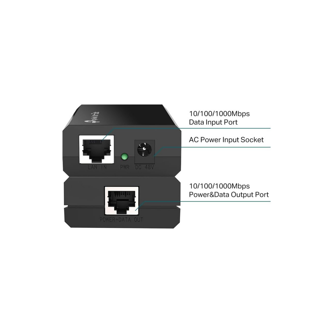 TP-Link Gigabit Ethernet PoE Injector Adapter (TL-PoE150S)