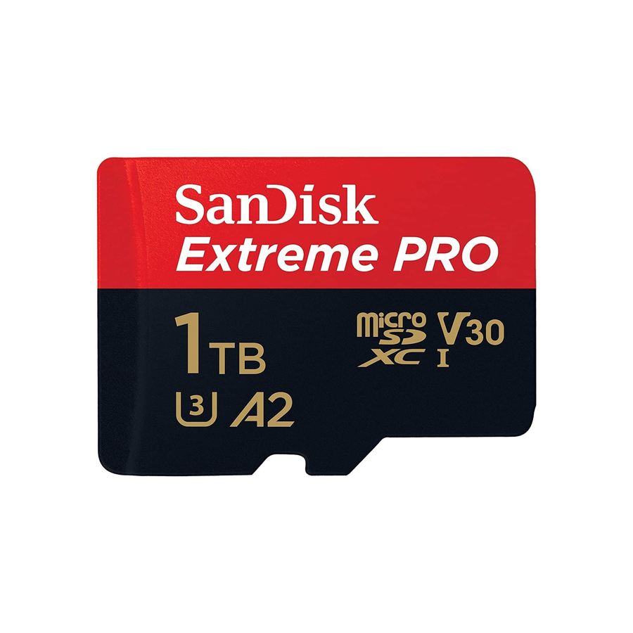 SanDisk 1TB Extreme Pro microSD UHS I Card for 4K Video on Smartphones