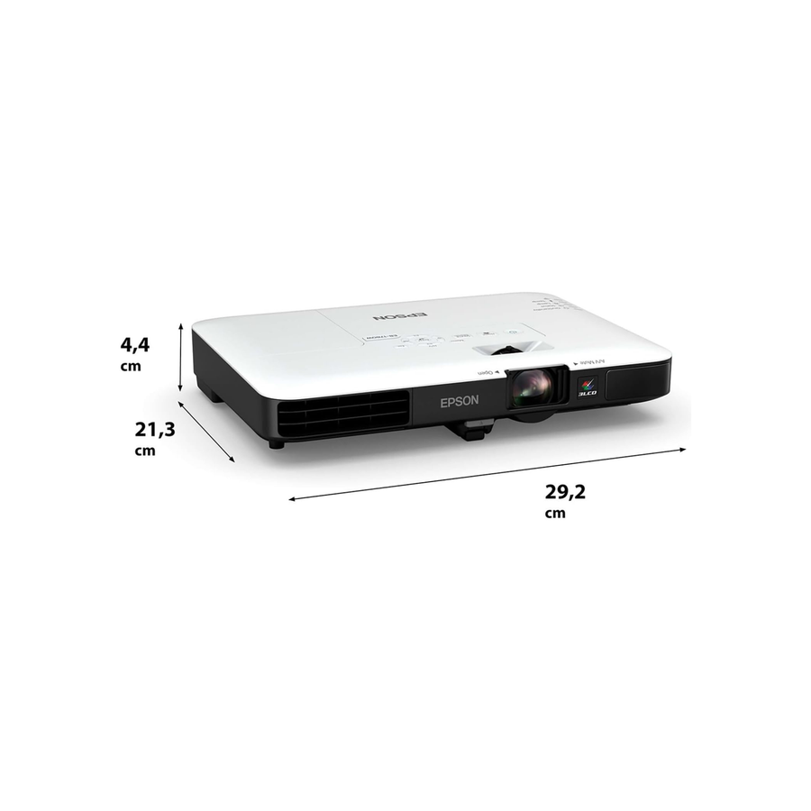 EPSON EB-1780W 3LCD WXGA Ultramobile Projektor 1280x800 16:10 3000 Lumen 1W Lautsprecher -