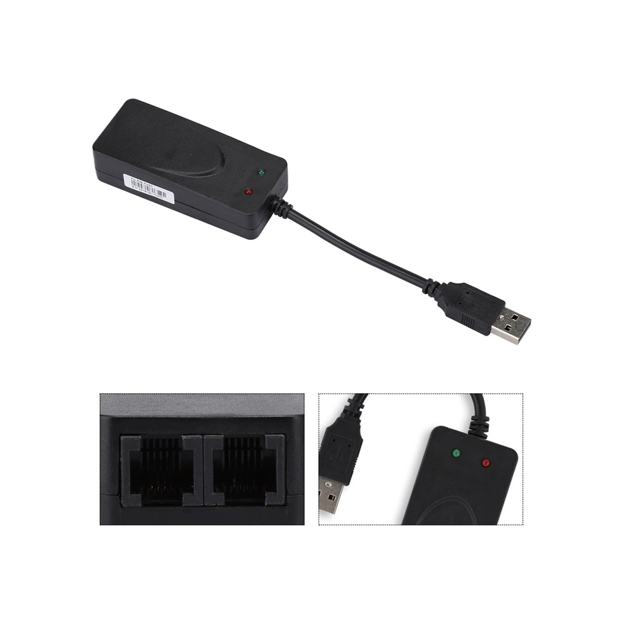 Domary USB2.0 56K Dual Port External Fax Modem Driver 7/8/10/XP