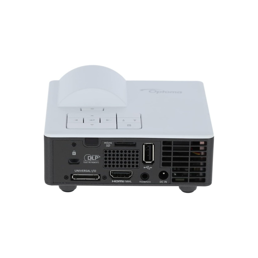 Optoma ML1050ST+ LED Shortdistance Projector (WXGA, 1000 LED Lumen, 20.000 Contrast, 3D)
