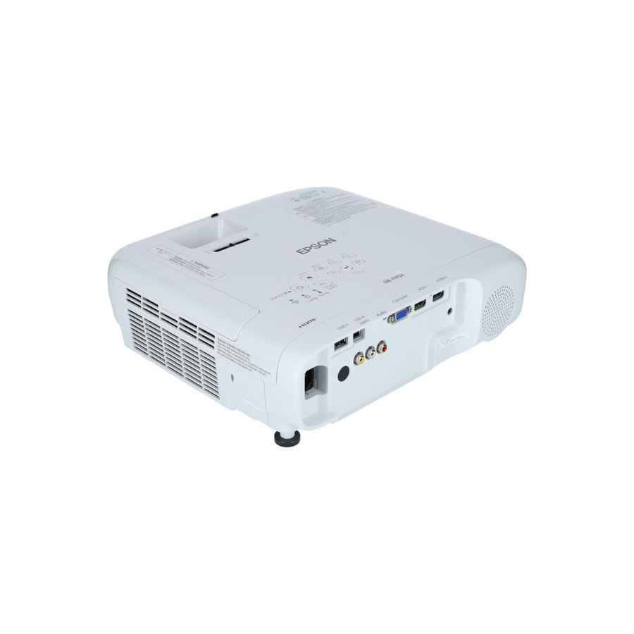 Epson EB-FH52 3LCD 4000 Lumens Full HD Portable Projector White HDMI USB