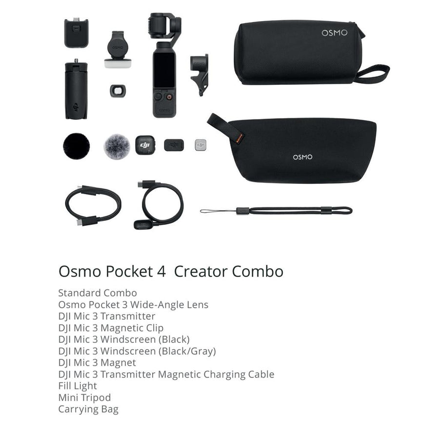 DJI Osmo Pocket 4 Creator Combo