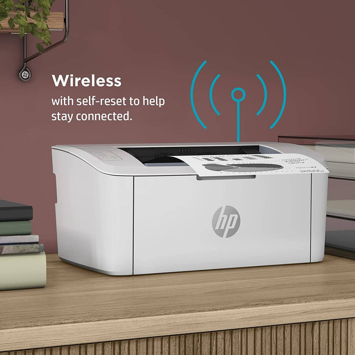 HP LaserJet M111w Black & White Multifunction Printer, Print speed up to 20 ppm, 100 Sheets 8000 Pages Monthly Cycle, USB / Wireless Connectivity