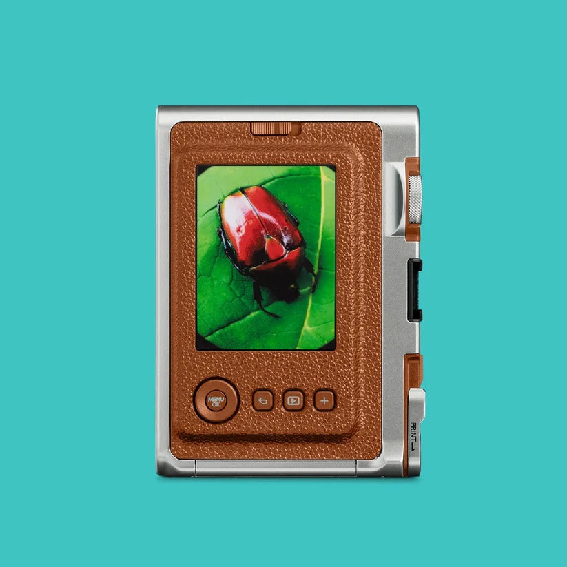 FUJIFILM INSTAX MINI EVO CAMERA BROWN