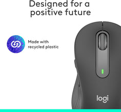 Logitech Signature M650 Wireless Mouse - for Small to Medium Sized Hands, 2-Year Battery, Silent Clicks, Customisable Side Buttons, Bluetooth, for PC/Mac/Multi-Device/Chromebook -Graphite
