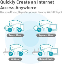 GL.iNet MT300N-V2 Mini Travel Router (300Mbps, 128MB RAM)