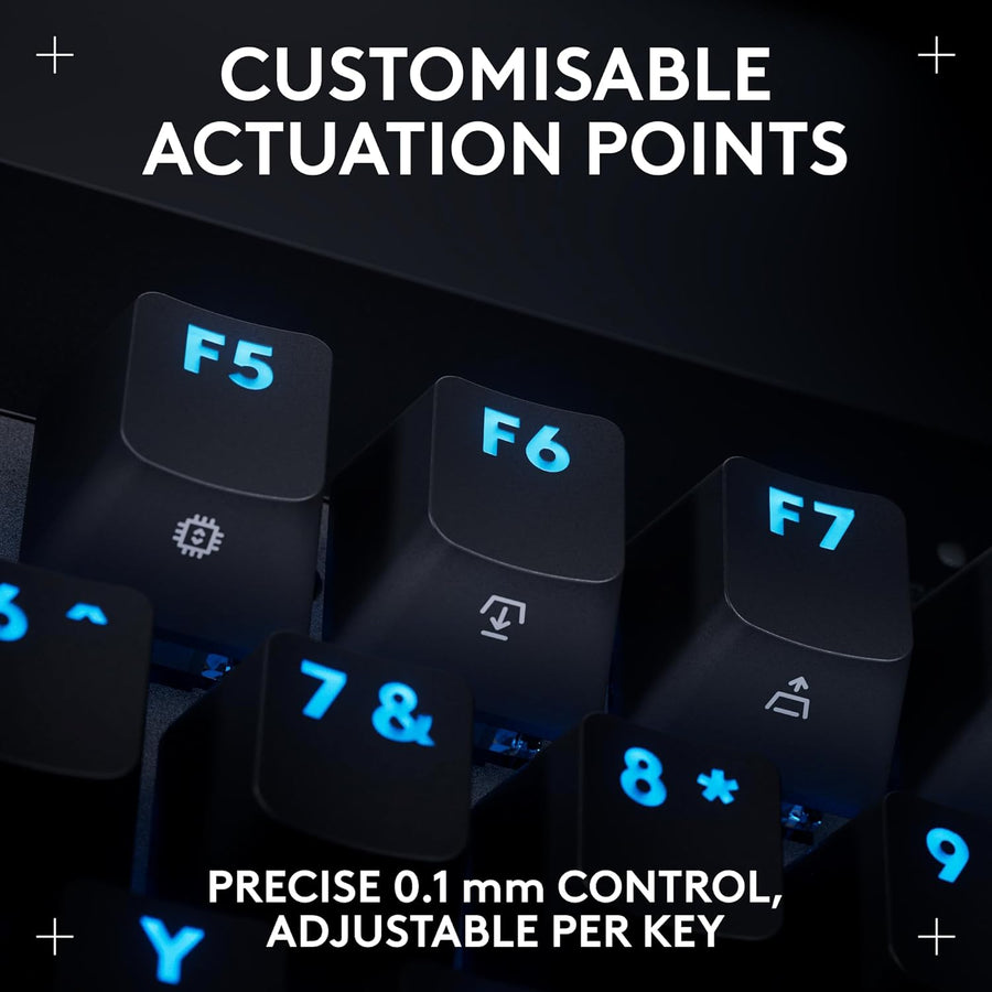 Logitech G PRO X TKL RAPID Tenkeyless Wired Gaming Keyboard With Magnetic Analog Switches