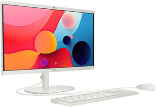HP AIO 22-dg0012nh All-in-One Desktop PC – 21.5″ FHD VA Display, Intel® Core™ i3-N300, 8GB DDR5 RAM, 512GB SSD, Wi-Fi 6, Windows 11 Pro, Keyboard & Mouse Included – Cashmere White