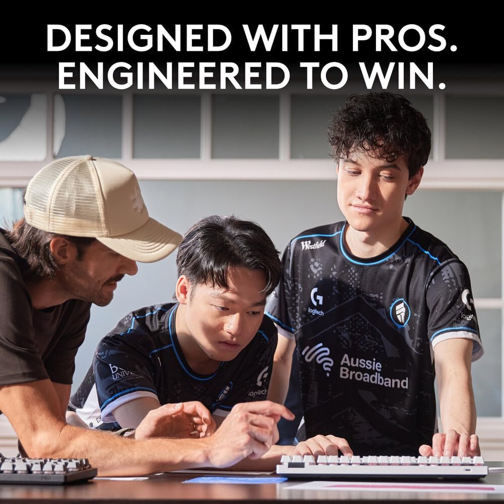 Logitech G PRO X TKL RAPID Tenkeyless Wired Gaming Keyboard With Magnetic Analog Switches, Rapid Trigger Mode, Adjustable Actuation, and Customizable RGB Lighting - Black