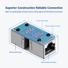 Jadaol RJ45 Coupler, Ethernet Coupler Inline Coupler for Cat8/Cat7/Cat6/Cat5e, 1000Mbps Ethernet Extender Adapter LAN Connector for Router Modem Switch Network Extension, Female to Female 10Pack Black