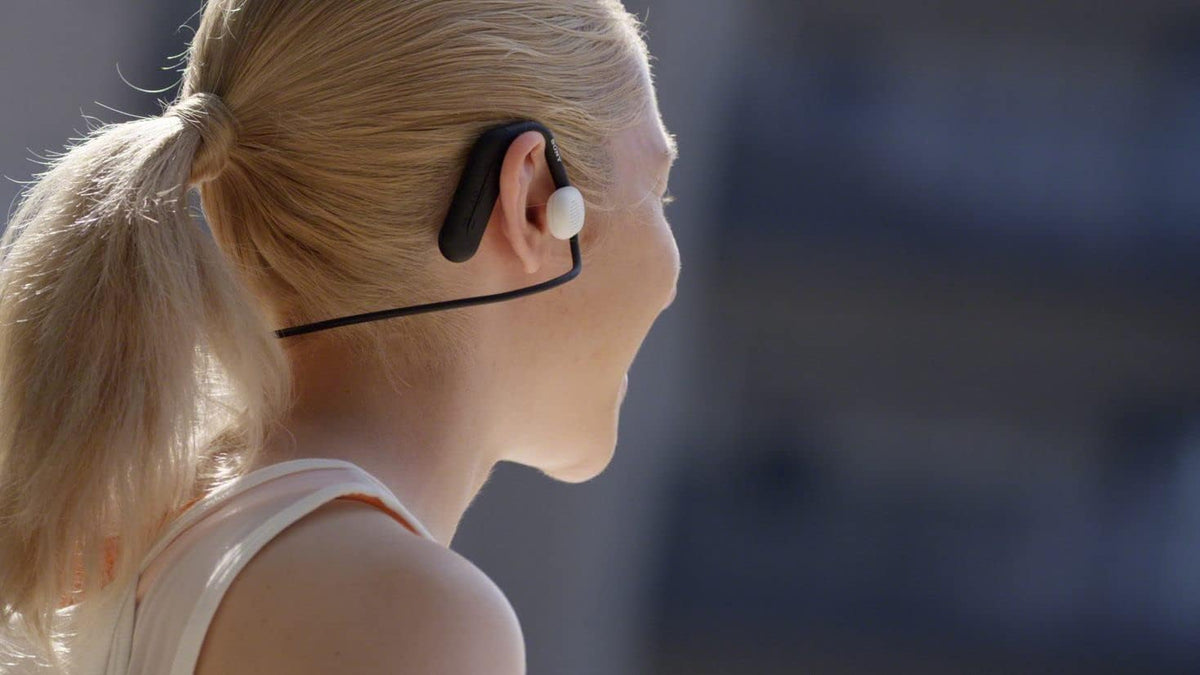 Sony Float Run Headphone- Black WIOE610/B, Wireless