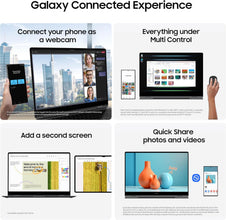 SAMSUNG 16” Galaxy Book5 Pro 360 Copilot AI Laptop PC Computer, Intel Core 7 Ultra Processor, 3K AMOLED (2880 x 1800) Touchscreen, 120HZ Refresh Rate, Dolby Atmos Quad Speakers, All-Day Battery Life