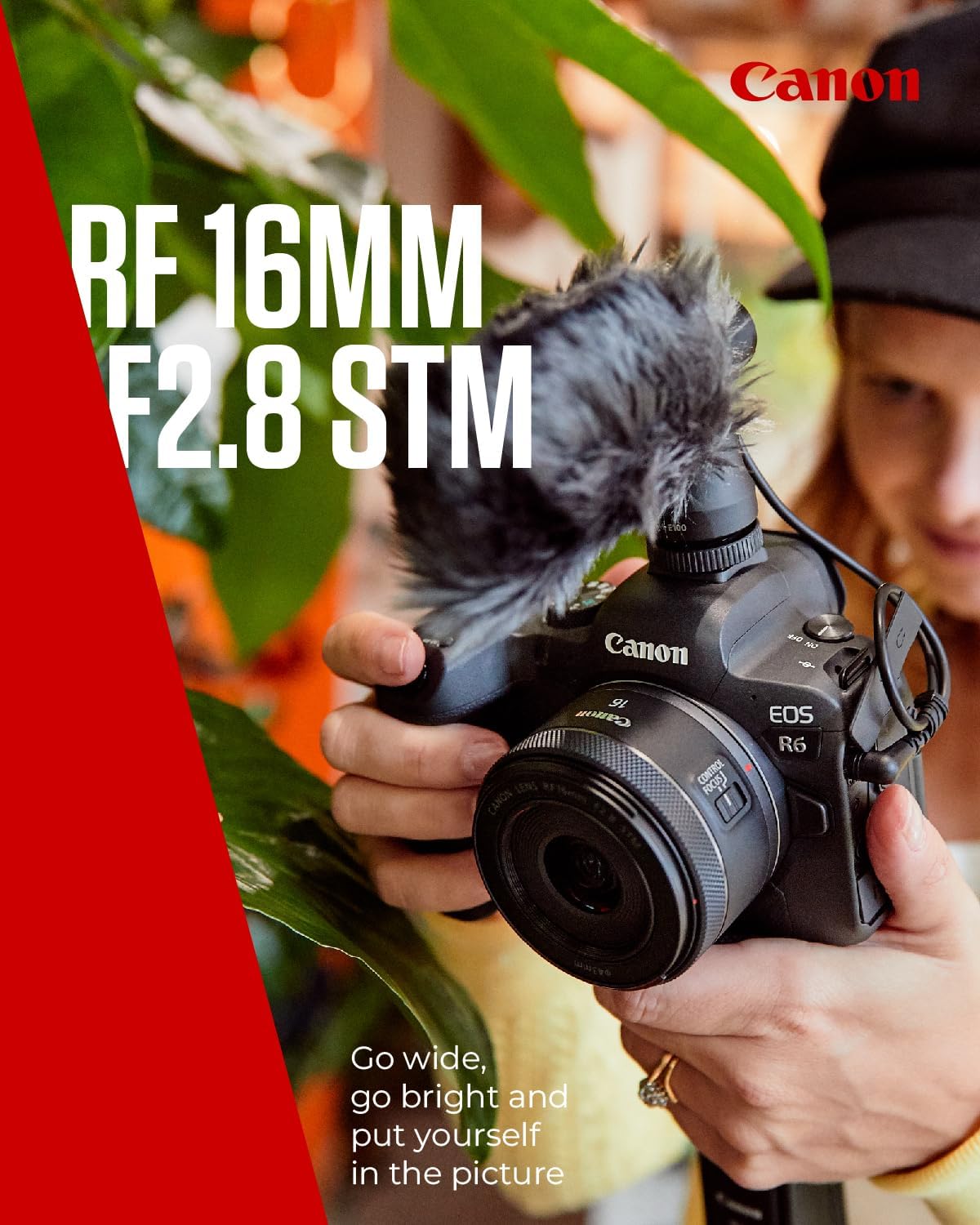 Canon RF 16Mm F2.8 Stm - Ultra-Wide Lens For Canon R System Cameras, Ideal For Volgging, Landscapes And Architecture.