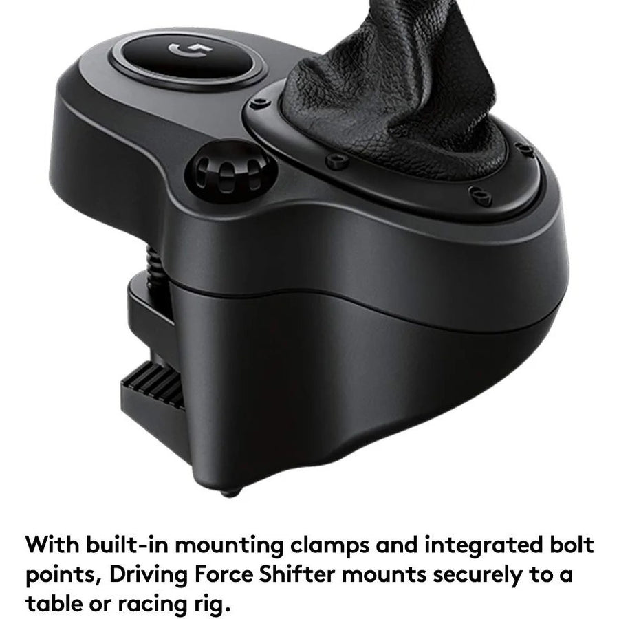 Logitech Driving Force Shifter for G29 G920 G923 – 6-Speed Racing Gear Shifter with Push-Down Reverse