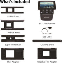 Magnasonic All-in-One 24MP Film Scanner with Large 5