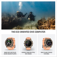 GARMIN Descent G2 Dive Computer Smartwatch, Pink, AMOLED Touchscreen Display, 10-Day Battery Life, Multiple Dive Modes