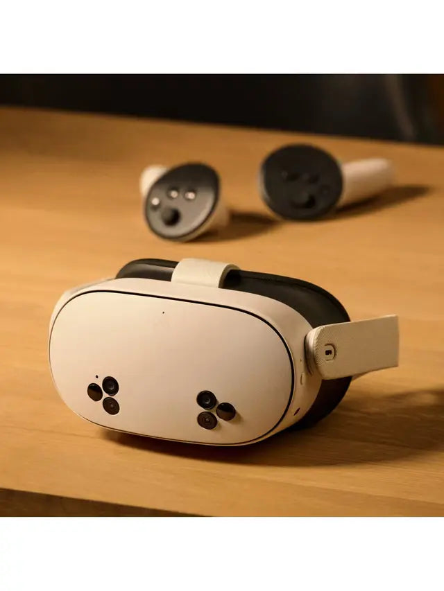 Meta Quest 3S 128GB All-in-One VR Headset – High-Resolution Mixed Reality, Touch Plus Controllers, White - Open Box (Box Damage - 100% Fully Working) - Kherajani Computers
