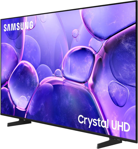 Samsung 55 Inch Crystal UHD TV, U8000F, 4K, Crystal Processor 4K, MetalStream Design, Samsung Knox Security, Endless Free Content, Smart TV, UA55U8000FUXZN (2025 - UAE Version)
