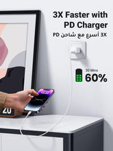 UGREEN iPhone Charger Cable 2M, [MFi Certified] USB C to Lightning Cable Fast Charging Power Delivery PD 20W Charging for iPhone 14/14 Pro/Plus/ Pro Max, 8-13 All Series, iPad-White