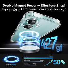 UGREEN iPhone 16 Case MagSafe (MagU), Revolutionary iCrystal Tech Clear Cover, MIL-Grade Protection, Anti-Scratch, Camera Protective, Magnetic Ultra Slim for iPhone 16 6.1 inch Accessories