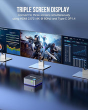 GMKtec Desktop Mini PC Windows 11 Pro Intel N100 12GB DDR5 512GB SSD Dual LAN, Mini Computer 1000Mbps, 4K Triple Display, WiFi6, BT5.2, Energy Efficient