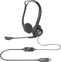 Logitech 960 USB Headset with Noise-Cancelling Mic | In-Line Controls | All-Day Comfort