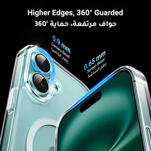 UGREEN iPhone 16 Case MagSafe (MagU), Revolutionary iCrystal Tech Clear Cover, MIL-Grade Protection, Anti-Scratch, Camera Protective, Magnetic Ultra Slim for iPhone 16 6.1 inch Accessories