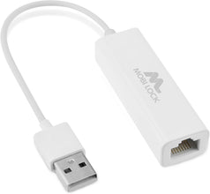 USB Ethernet (LAN) Network Adapter Compatible with Laptops, Computers, and All USB 2.0 Compatible Devices Including Vista/XP, Windows 7 to 11, All Mac OS X, OS X, and macOS