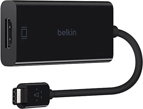 Belkin Adapter HDMI auf USB-C (4K bei 60 Hz, 4096x2160, unterstützt Thunderbolt 3 und HDCP 2.2) schwarz