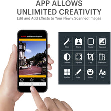KODAK Mobile Film Scanner - Fun Novelty Scanner Lets You Scan and Play with Old 35mm Films & Slides Using Your Smartphone Camera - Cardboard Platform & Eco-Friendly Toy LED Backlight