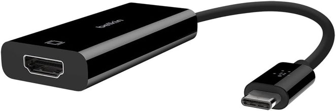 Belkin Adapter HDMI auf USB-C (4K bei 60 Hz, 4096x2160, unterstützt Thunderbolt 3 und HDCP 2.2) schwarz